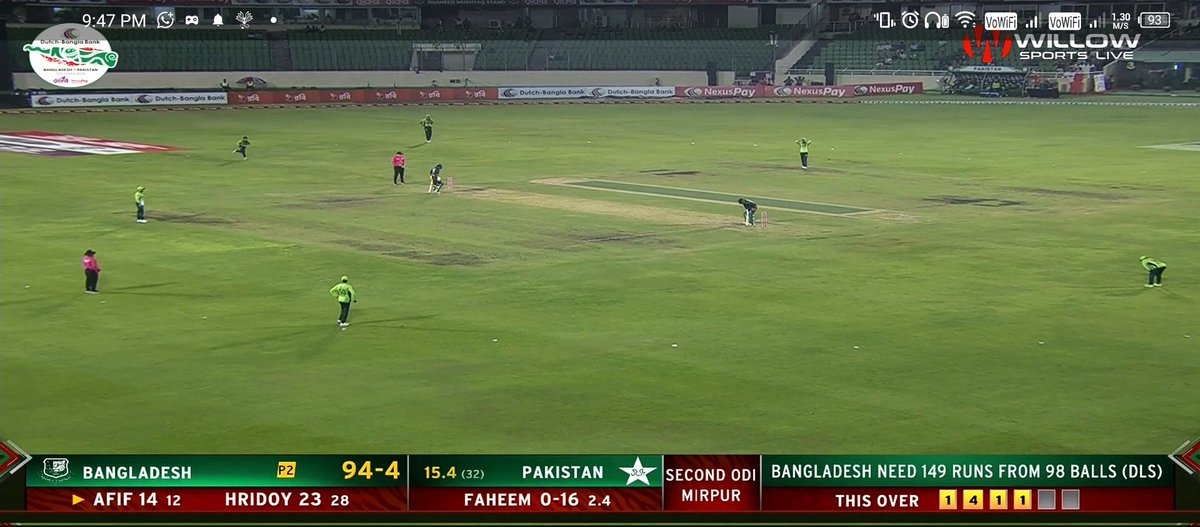 stsharma36's tweet photo. Hardly  500 spectators at the Stadium..... What a shame for Pakistan's Cricket l! No one is intrested to watch Pakistan. Once this team was best team Asia... Now it's low ranked team of Asia..Even Lakhs of Spectators at stadium in Nepal's Matches.
#ShameforPakistan
#pakvsbang https://t.co/hr9pevs9fB