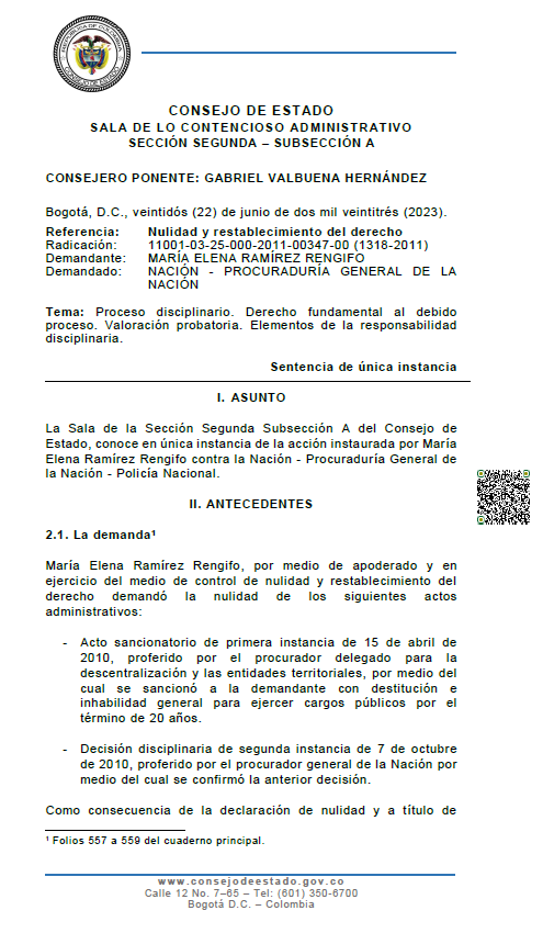 DERECHO DISCIPLINARIO/ El Consejo de Estado recordó que en los procesos disciplinarios la responsabilidad solo puede declararse con pruebas legalmente producidas y valoradas bajo las reglas de la sana crítica, garantizando plenamente el derecho fundamental al debido proceso.