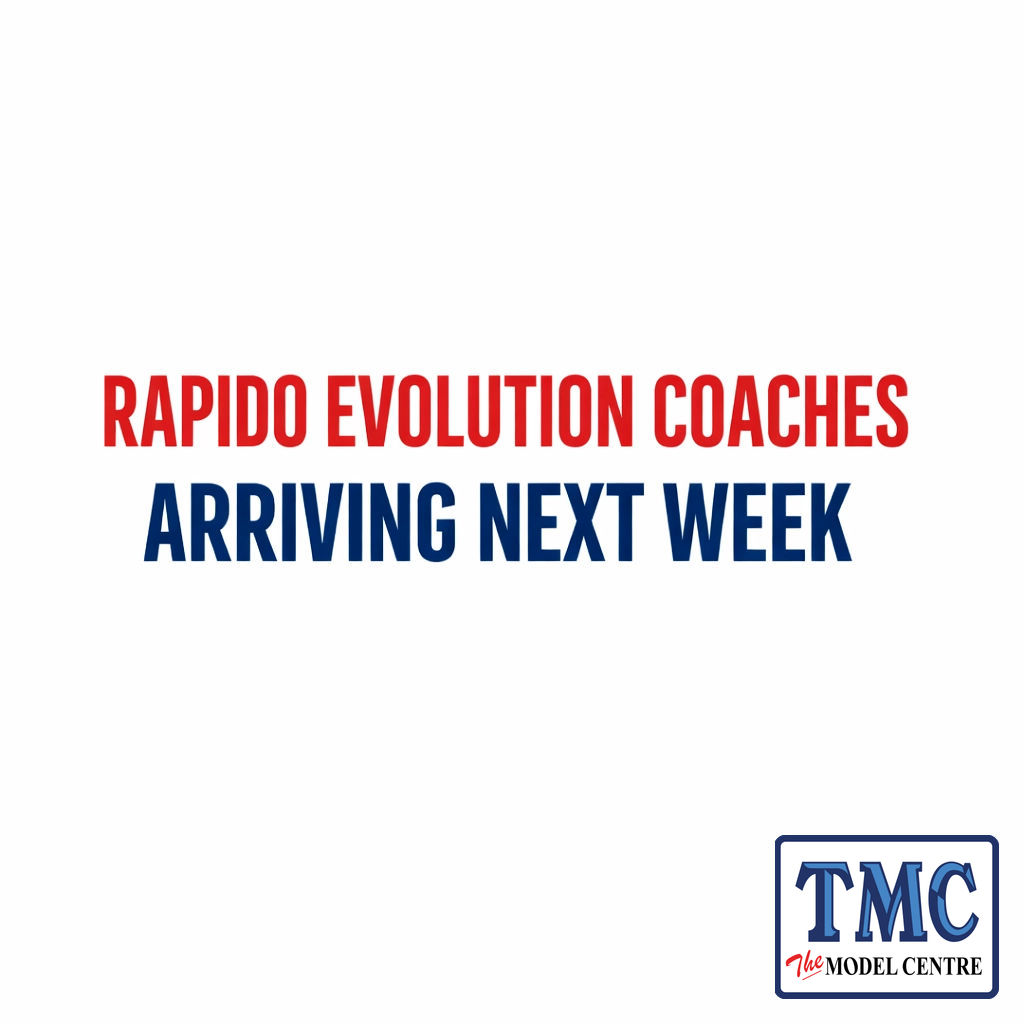Themodelcentre's tweet image. 🚂 Pre-grouping perfection is pulling into TMC! 

The latest batch of Rapido 'Evolution' coaches is scheduled to arrive early next week. These aren't just models; they are rolling works of art. 🧵 (1/3)

#ModelRailways #RapidoTrains #TheModelCentre