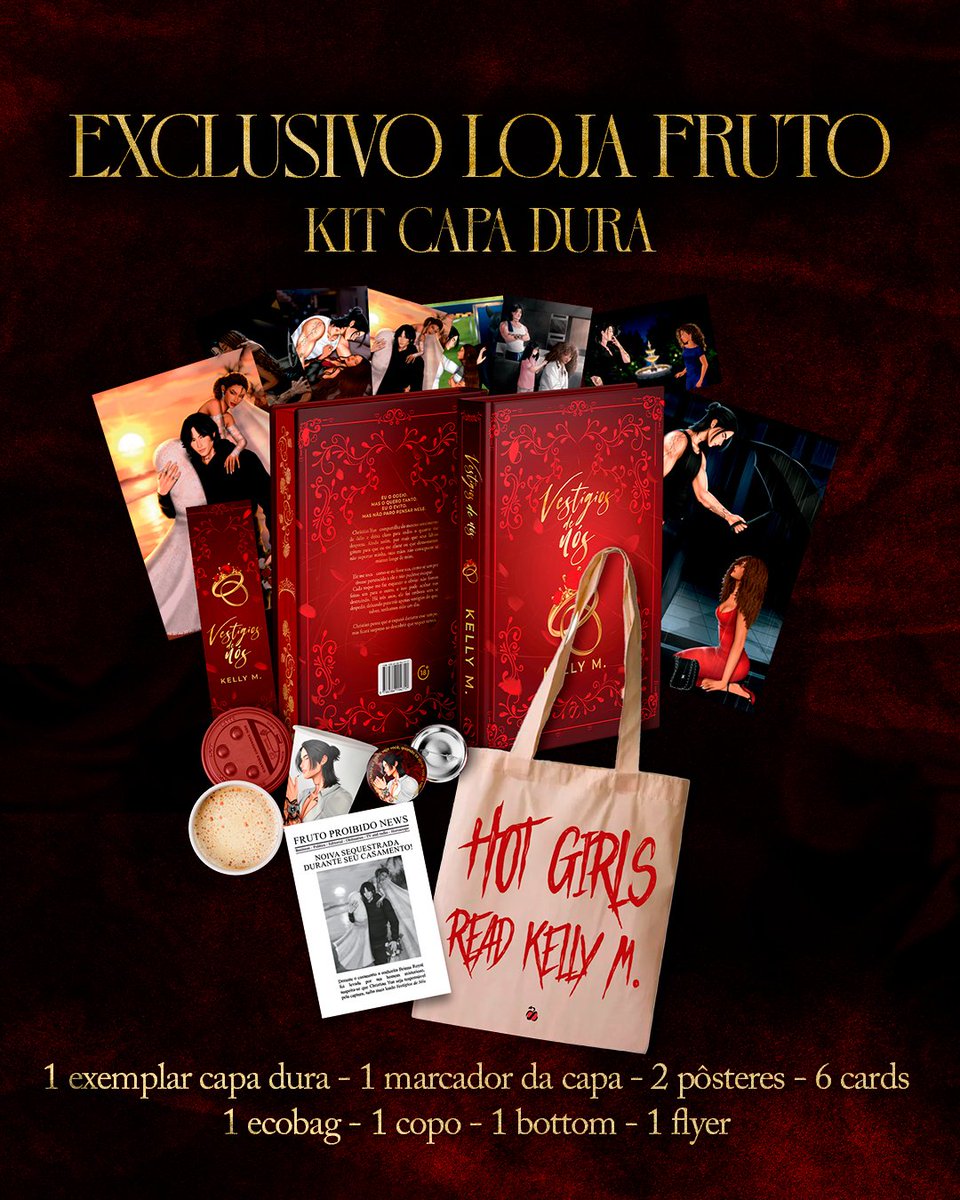 FrutoProibidoEd's tweet photo. Bri e Christian tem kits especiais e completo te esperando!! 🎉

A pré-venda de Vestígios de Nós chega com tudo no nosso site:
Capa Dura: https://t.co/cmFESTzi5w 
Brochura: https://t.co/9PXChkjzsh 

#hotgirlsreadkellym https://t.co/eLs3KGvXCM