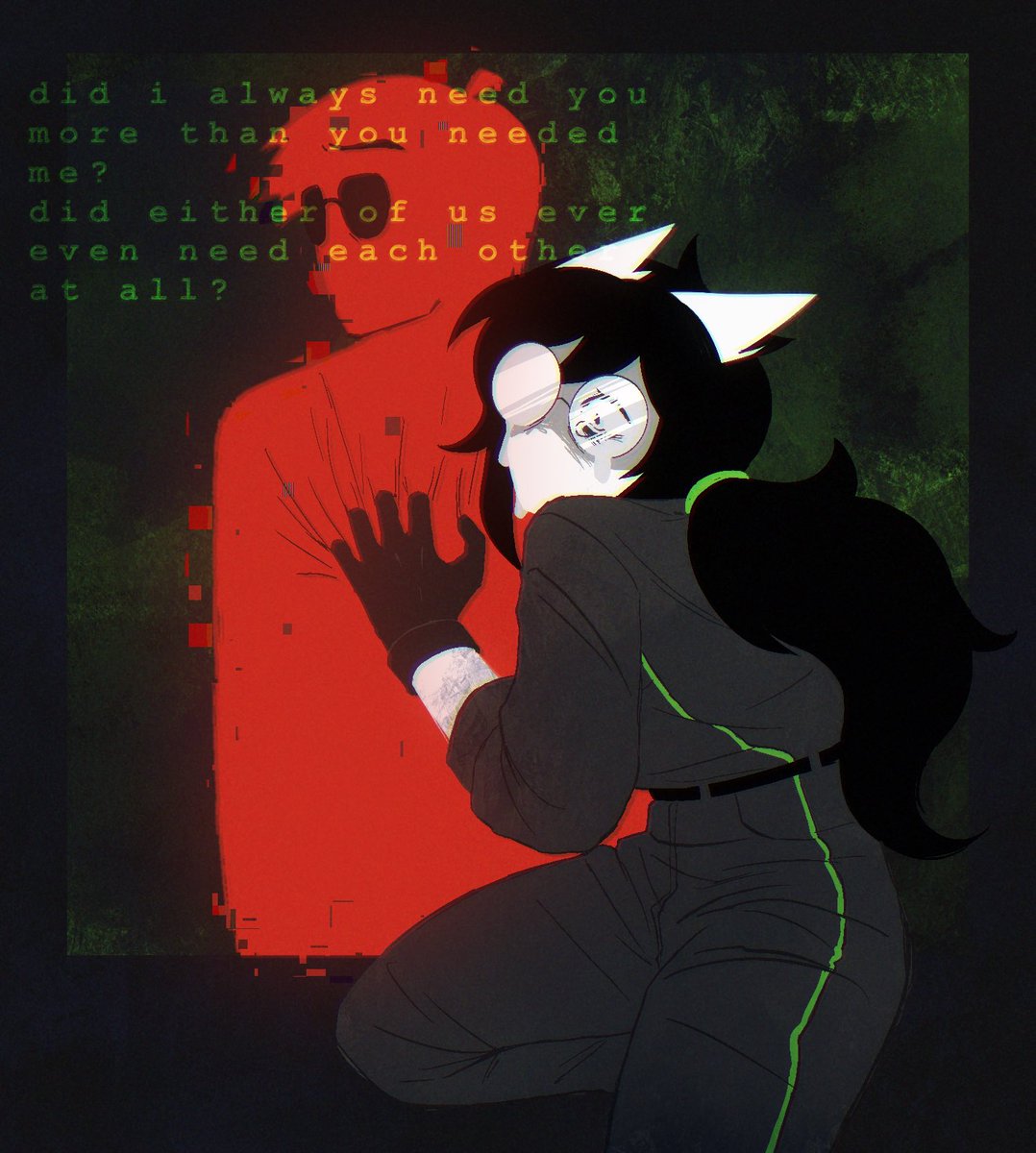 Andro_Dino's tweet photo. two normal well-adjusted people
#homestuck #davejade https://t.co/1l2Y0HRyXV