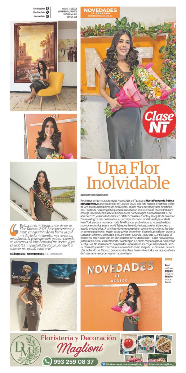 Nuestra edición 13 marzo  2026 #novedades #tabasco #sociales <a href="/JavierNarez/">Javier Narez 📸</a> <a href="/ndetabasco/">Novedades de Tabasco</a>