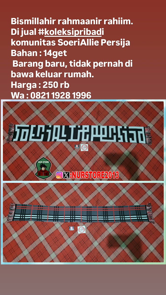 NurStore2013's tweet photo. Bismillahir rahmaanir rahiim
Di Jual #KoleksiPribadi
Untuk detail ada di gambar masing-masing.
Wa : 0821 1928 1996 https://t.co/f4h7krg2tz