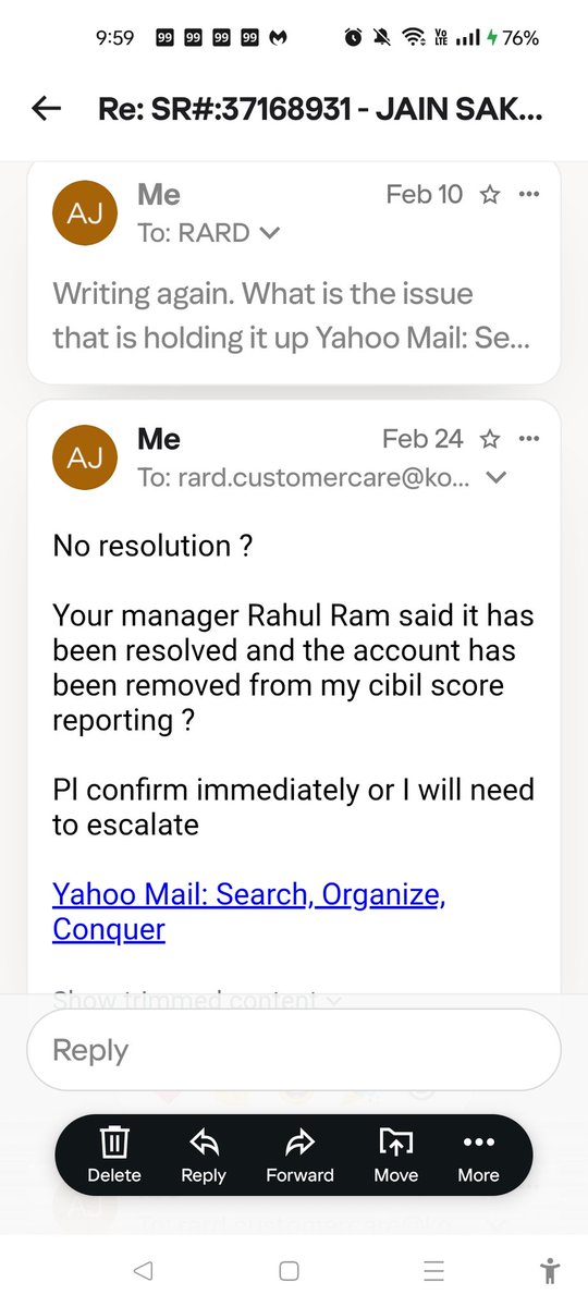 anupRedback's tweet photo. @KotakBankLtd I am being harassed by your rard team. You acquired DMI books and a fraudulent person has taken my PN, put his name and defaulted on a loan. My @CIBIL is affected by you. Rahul Ram, RM confirmed it will be reversed 3 weeks back. No response on emails. @RBI https://t.co/VKZFLS5CYX