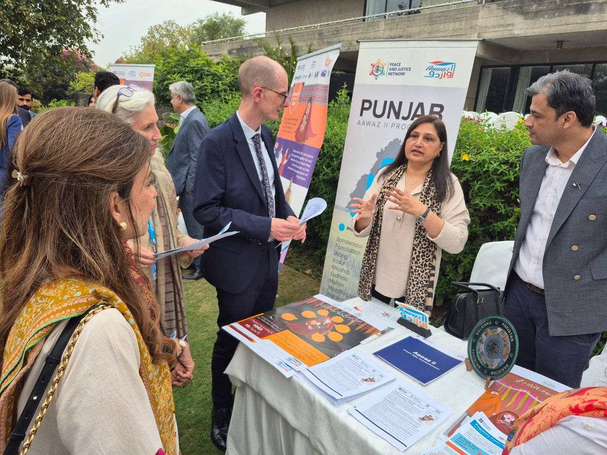 PJNPakistan's tweet image. #InternationalWomensDay | #8March | Rights. Justice. Action. ⚖️ Celebrating the impact of #AawazII at an event hosted by the #BritishHighCommission on the occasion of International Women’s Day under this year’s theme: “Imagining a Gender Equal World.