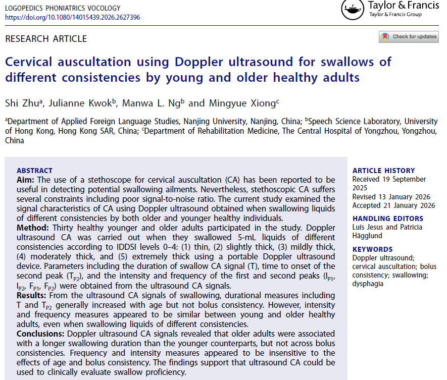 Logopedics Phoniatrics Vocology tweet media