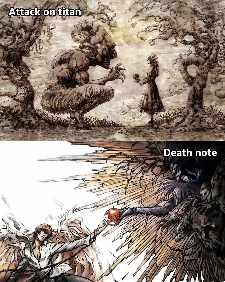 aot and Death note