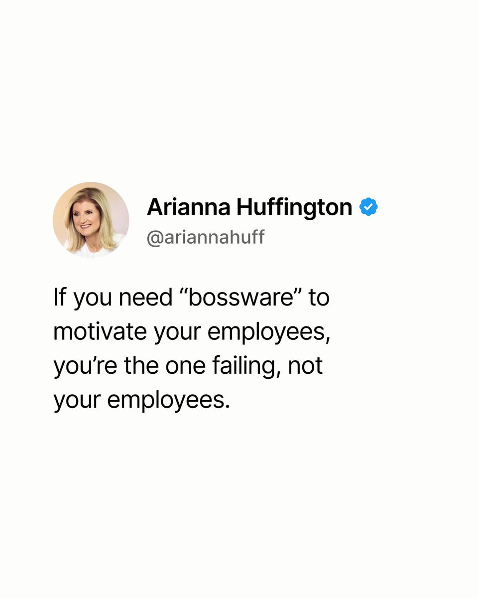 Arianna Huffington tweet media
