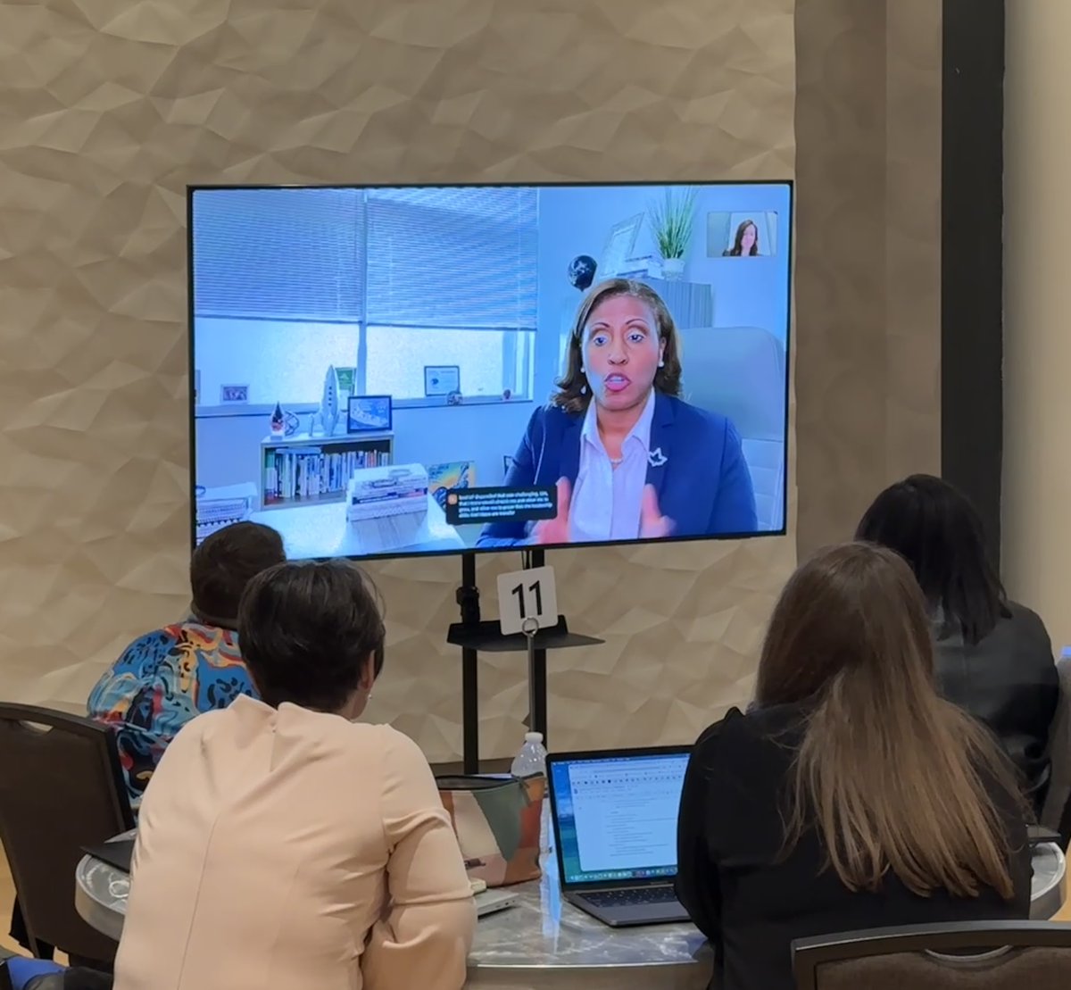 WeAreTheForum's tweet image. Thank you, Superintendent Dr. LaTanya McDade, of Prince William County Schools, VA, for sharing your superintendency journey with our cohort. Your mentorship continues to shape tomorrow's educational leaders. #LeadershipMatters #WomenLeadingEd