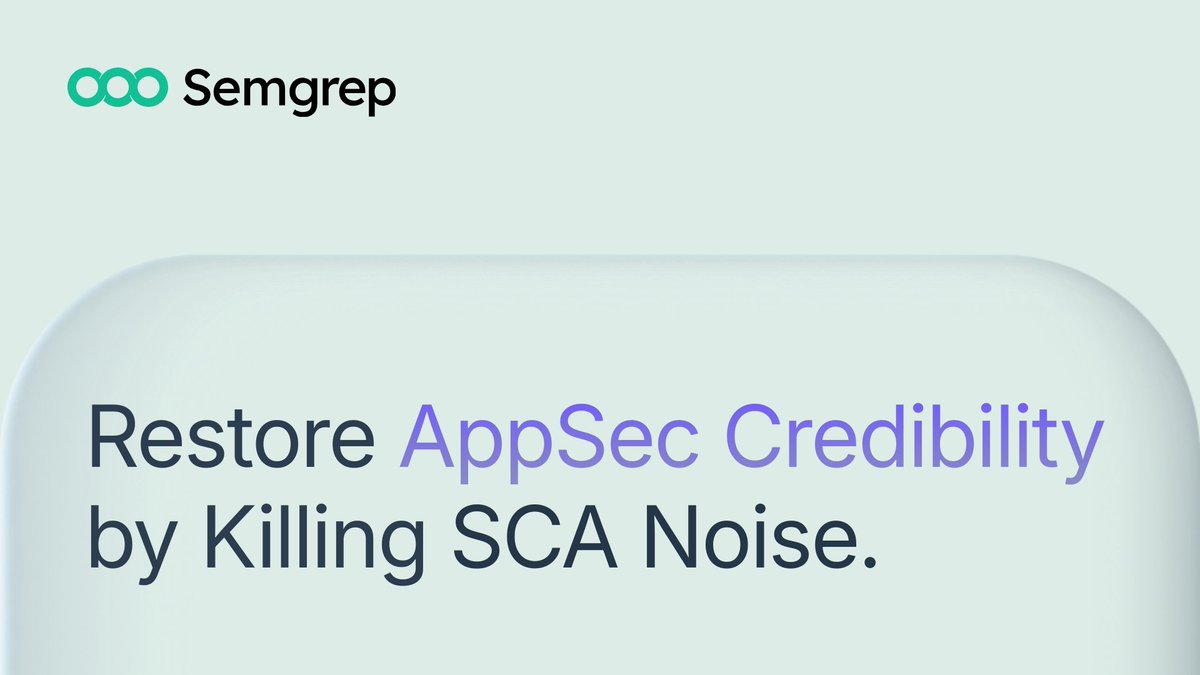 Semgrep tweet media