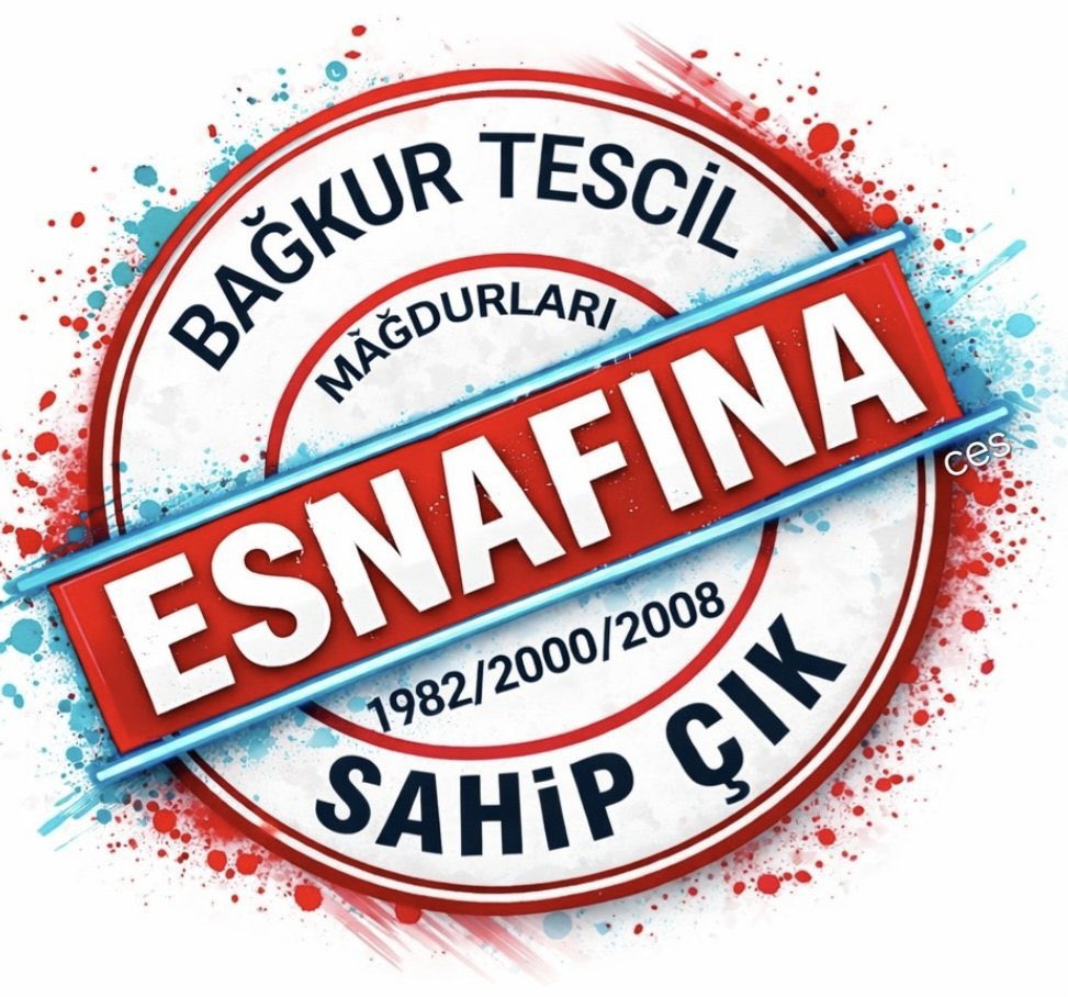 <a href="/trahmetkul/">kul ahmet</a> <a href="/RTErdogan/">Recep Tayyip Erdoğan</a> <a href="/mustafaciftcitr/">Mustafa ÇİFTÇİ</a> <a href="/abakingurlek/">Akın Gürlek</a> <a href="/isikhanvedat/">Prof. Dr. Vedat Işıkhan</a> <a href="/memetsimsek/">Mehmet Simsek</a> #bağkurtescilşart #bağkurtescilmağdurları  <a href="/tcbestepe/">T.C. Cumhurbaşkanlığı</a> <a href="/MhpTbmmGrubu/">MHP TBMM Grubu #MHP</a> <a href="/herkesicinCHP/">CHP 🇹🇷</a> <a href="/melih_meric/">Melih Meriç</a> <a href="/cenginyurt52/">Cemal Enginyurt</a> <a href="/B_Palandoken/">Bendevi Palandöken</a> <a href="/FilizKKonca/">🧭 Filiz KOÇ KONCA</a>