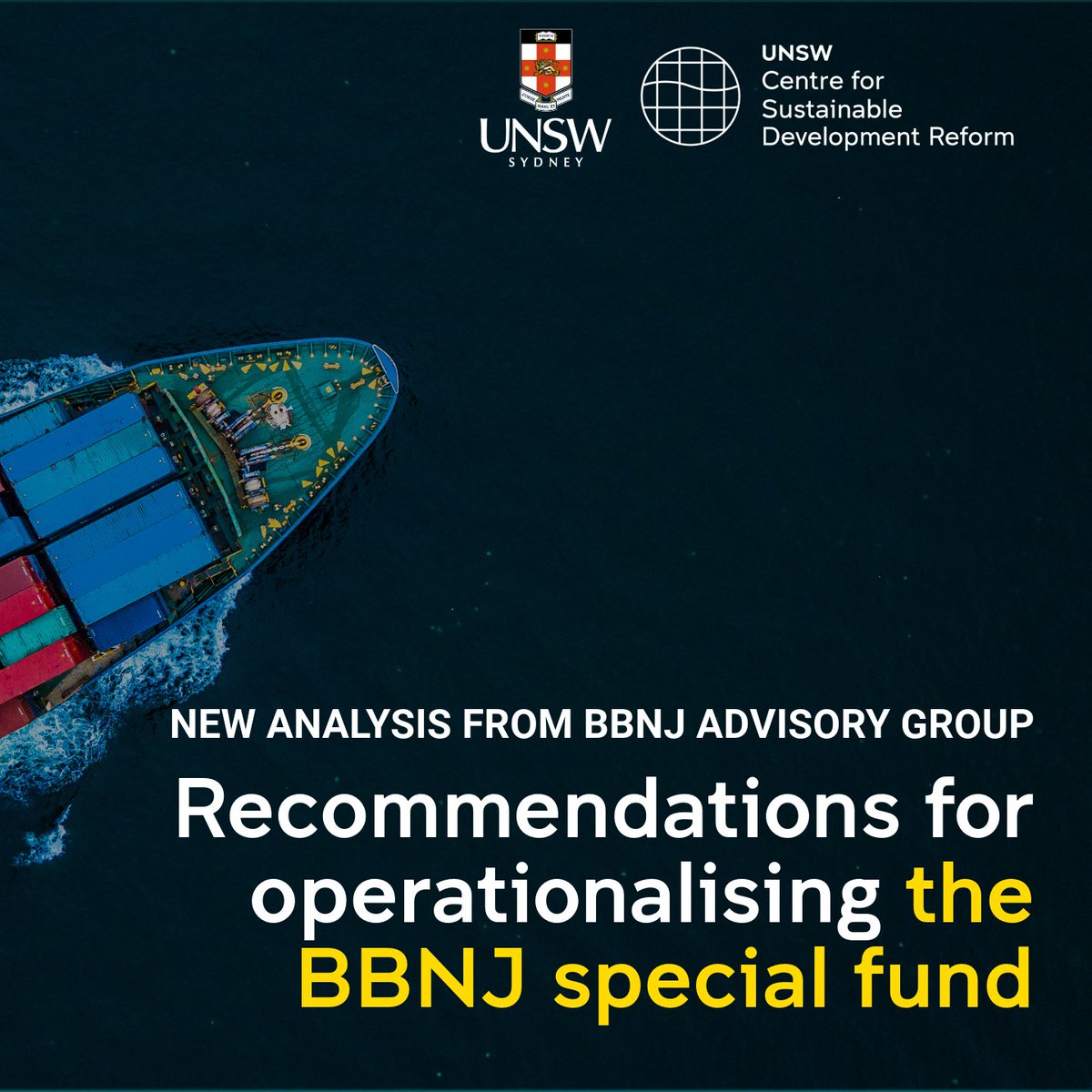 UNSW Centre for Sustainable Development Reform tweet media