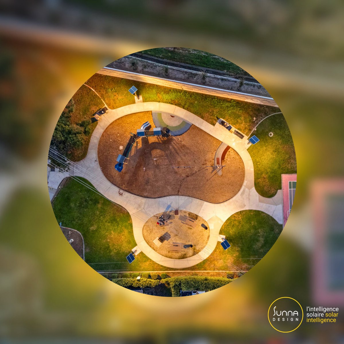 SunnaDesign's tweet image. 🌳 Éclairer un parc sans tranchées ni raccordement électrique ? C’est possible grâce à l’éclairage solaire autonome ✔ installation rapide, aucun câblage, zéro consommation réseau, sécurité des usagers
En savoir plus : lnkd.in/eutVx88a
#EclairageSolaire #SolarLighting