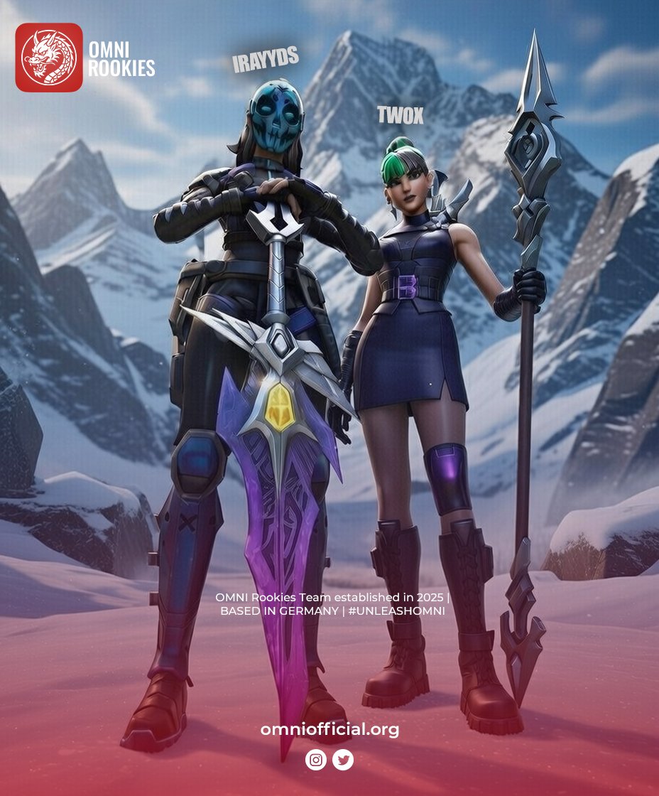 The OMNI ROOKIES ROSTER is back again! 👑

Please Welcome <a href="/irayyds7/">irayyds</a> &amp; <a href="/Twoxfv/">Twox.</a> our newest ROOKIES Players! 💫

#UNLEASHOMNI