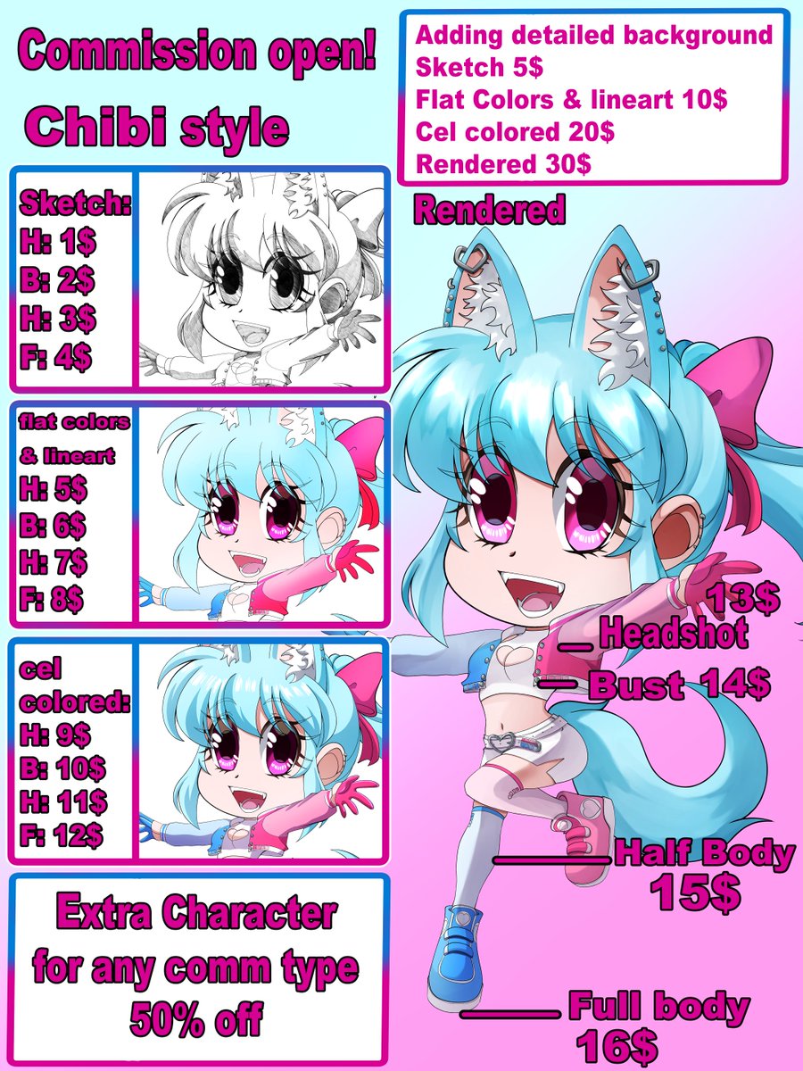 KowolfNeon ~ Comms closed (10/10) tweet media