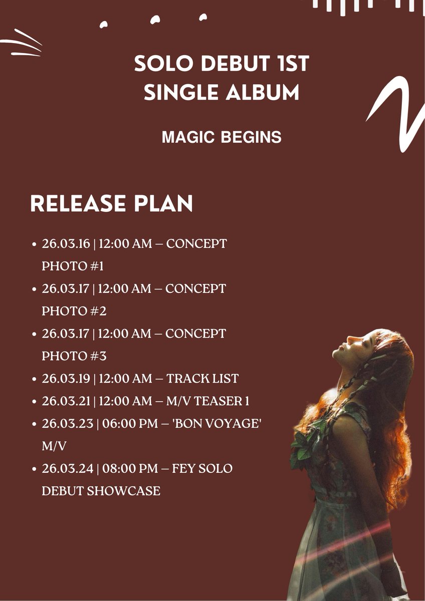 moonvellex's tweet photo. ㅤ

The moment we’ve been waiting for…

𝐅𝐄𝐘
1st single album
𝗠𝗔𝗚𝗜𝗖 𝗕𝗘𝗚𝗜𝗡𝗦
────୨ৎ────

the journey starts with
BON VOYAGE
03.23 🌸

#FEY_SOLO_DEBUT
#MAGIC_BEGINS
#BONVOYAGE_FEY
#ABRACADABRA_FEY https://t.co/fUYQlgXvgz