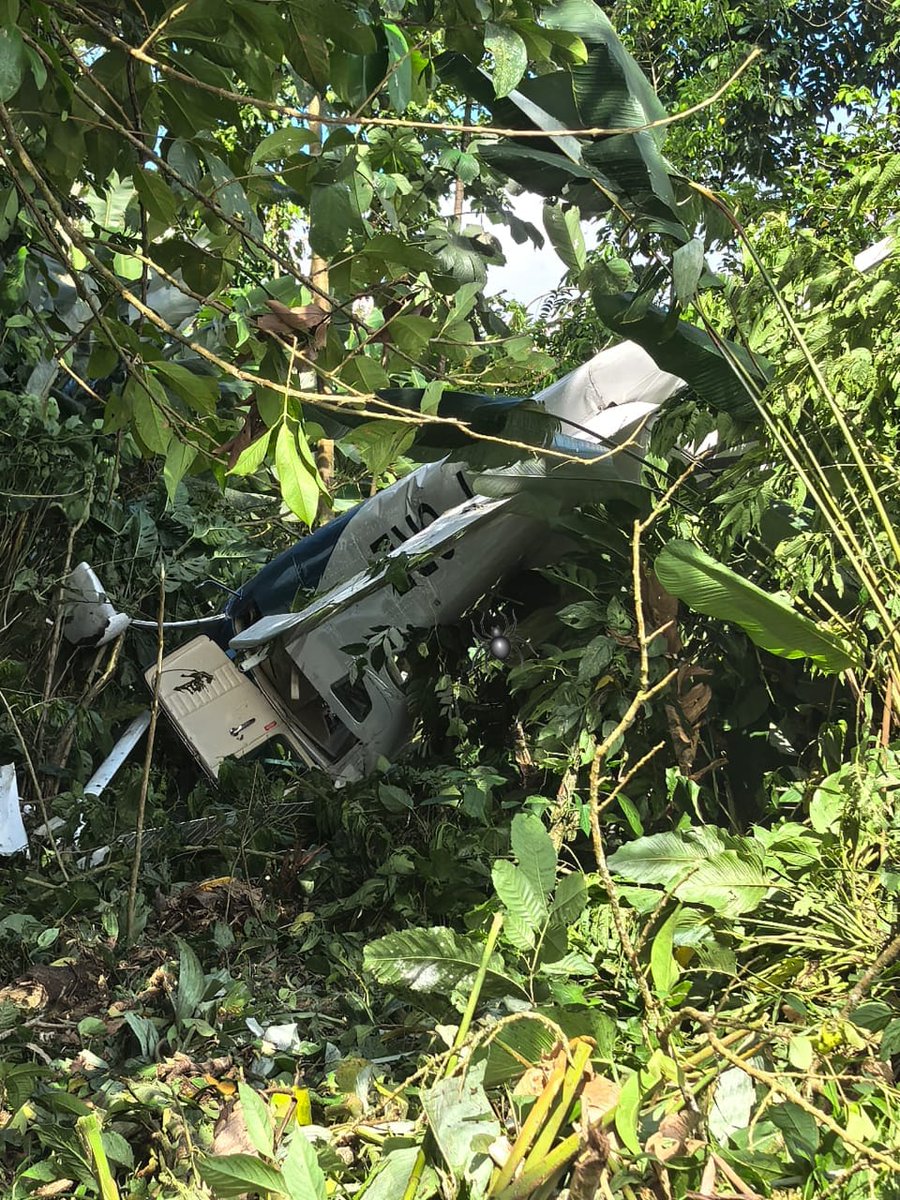 ViuditaCR's tweet photo. #Alerta4B Precipitación de Avioneta con tres almas abordo en #Alajuela #SanCarlos #LaFortuna, El Tanque, contiguo al cementerio, #BarrioElProgreso.
@BomberosCR @CruzRojaCRC , Ambulancia y Personal de la Clínica #FortunaMedicalCenter llegaron al sitio para la extracción inmediata de las personas que viajaban dentro de la aeronave que se precipitó sobre un sembradío de yuca.
#EnDesarrollo
Van 2, falta 1... #YME