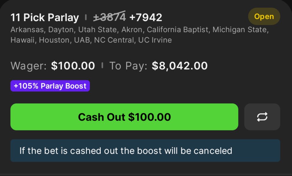 nolivergambles's tweet image. DK CBB Steppy

EV: 26.1%
FV: +6275
QK: 0.08u

quickpick.pikkit.com/betslip/99f6ba…