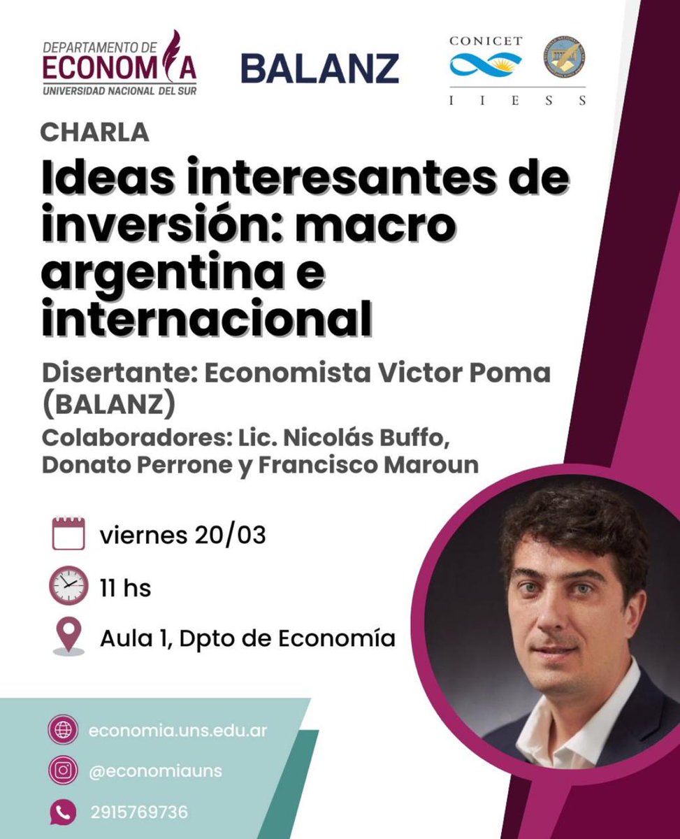 IIESS UNS - CONICET tweet media