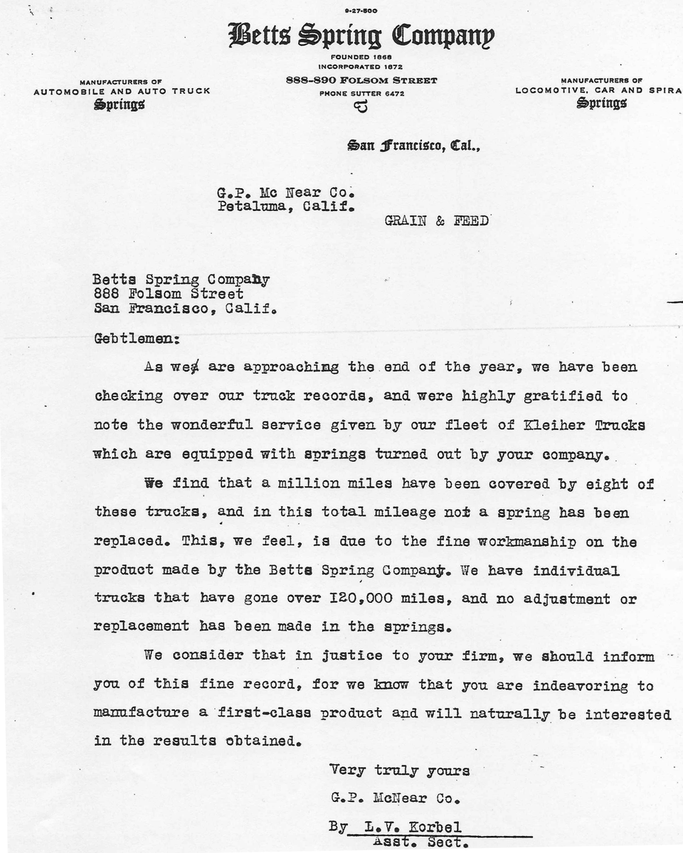 As spring approaches, we continue our recent agriculture theme with another look into the Betts archive, where we found an early customer letter tied to the grain and feed business.

We do not believe this document has been shared publicly before.

#flashbackfriday