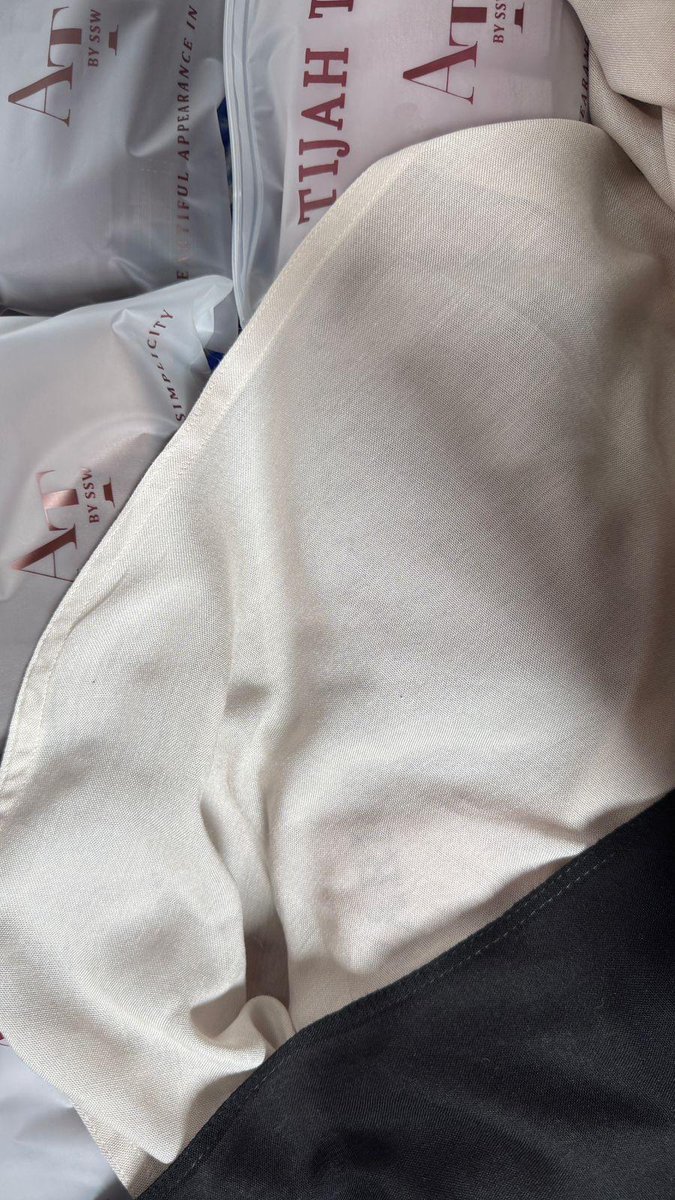 Liffyyaa's tweet photo. viscose cream &amp; item, 45k new https://t.co/NyCGjLzb43