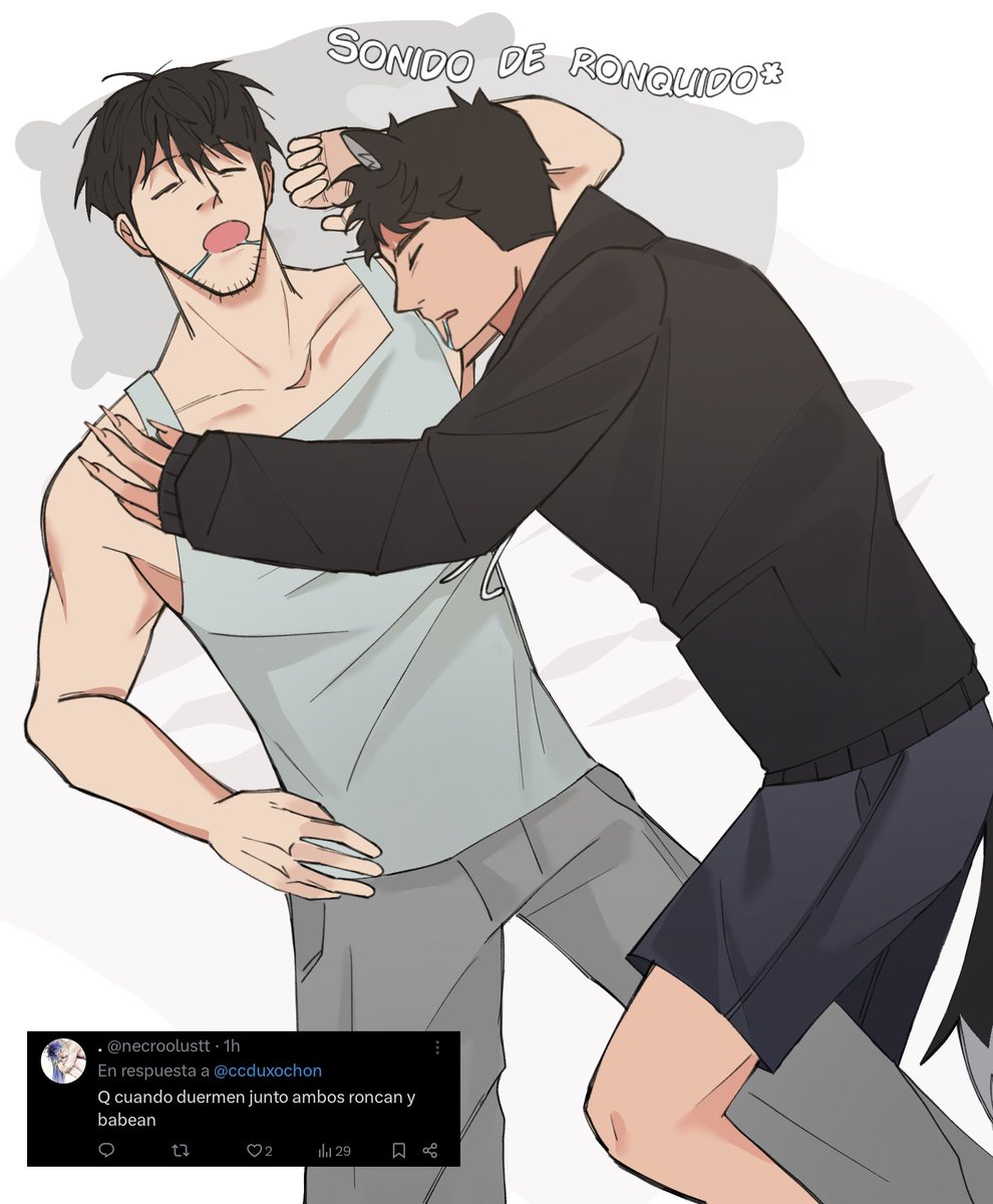 Loco no tiene pijama y tuvo que cortarse unos pantalones para no tener calor mientras duerme jejwjeej 
- 🐢