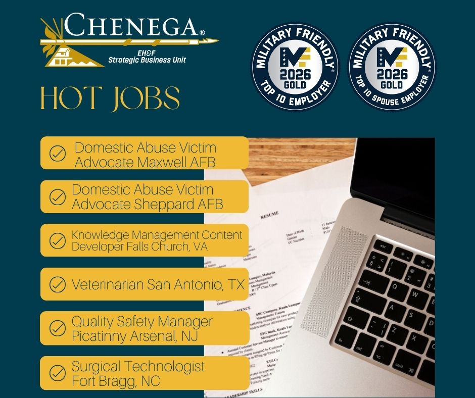 ChenegaCorpEHF's tweet image. We have some excellent opportunities to join our teams nationwide. Check out our website for more!
chenegaehf.com
#chenega #chenegafamily #nowhiring #joinourteam #hotjobs