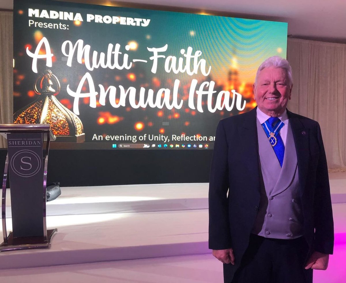 HighSheriffGM's tweet photo. On the 22nd February, I attended a Multi-Faith Iftar Dinner at the Sheridan in Manchester. Another wonderful example of the work that is ongoing to maintain and encourage peace and harmony in our multicultural community of Manchester. https://t.co/txBhdG7Vi3