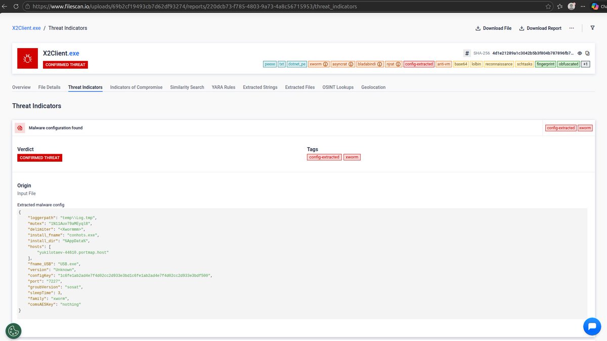 Filescan.io tweet media