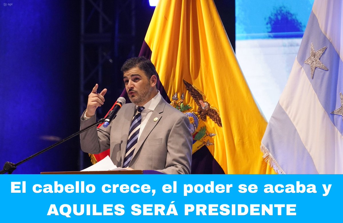 El cabello crece, el poder se acaba y AQUILES SERÁ PRESIDENTE. 🇪🇨✊
<a href="/aquilesalvarez/">Aquiles Alvarez Henriques</a>

#GuayaquilConAquiles
#EcuadorConAquiles
#SomosResistencia