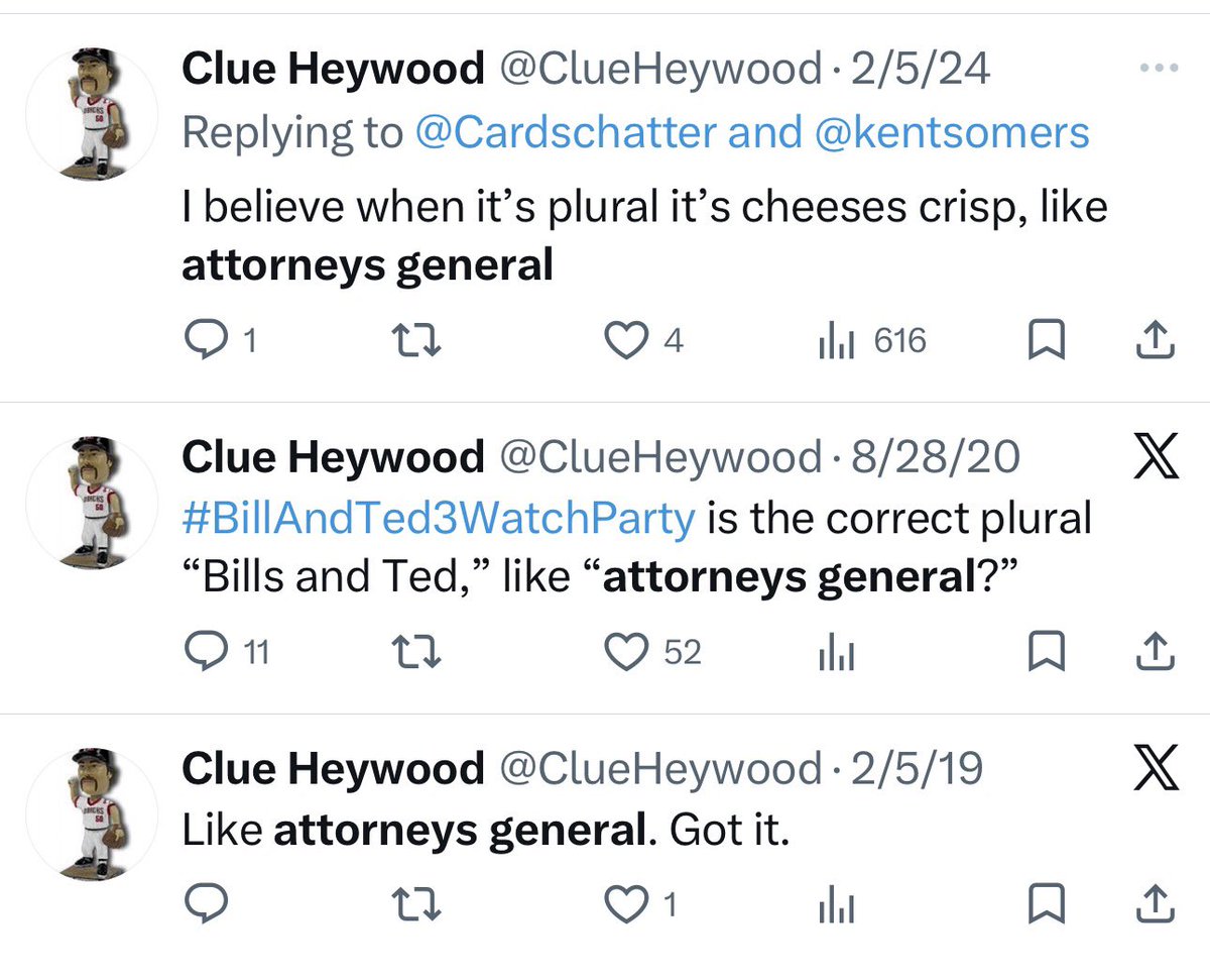 Clue Heywood tweet media