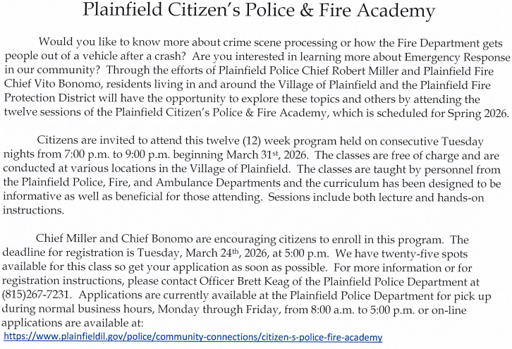 Plainfield,IL Police tweet media