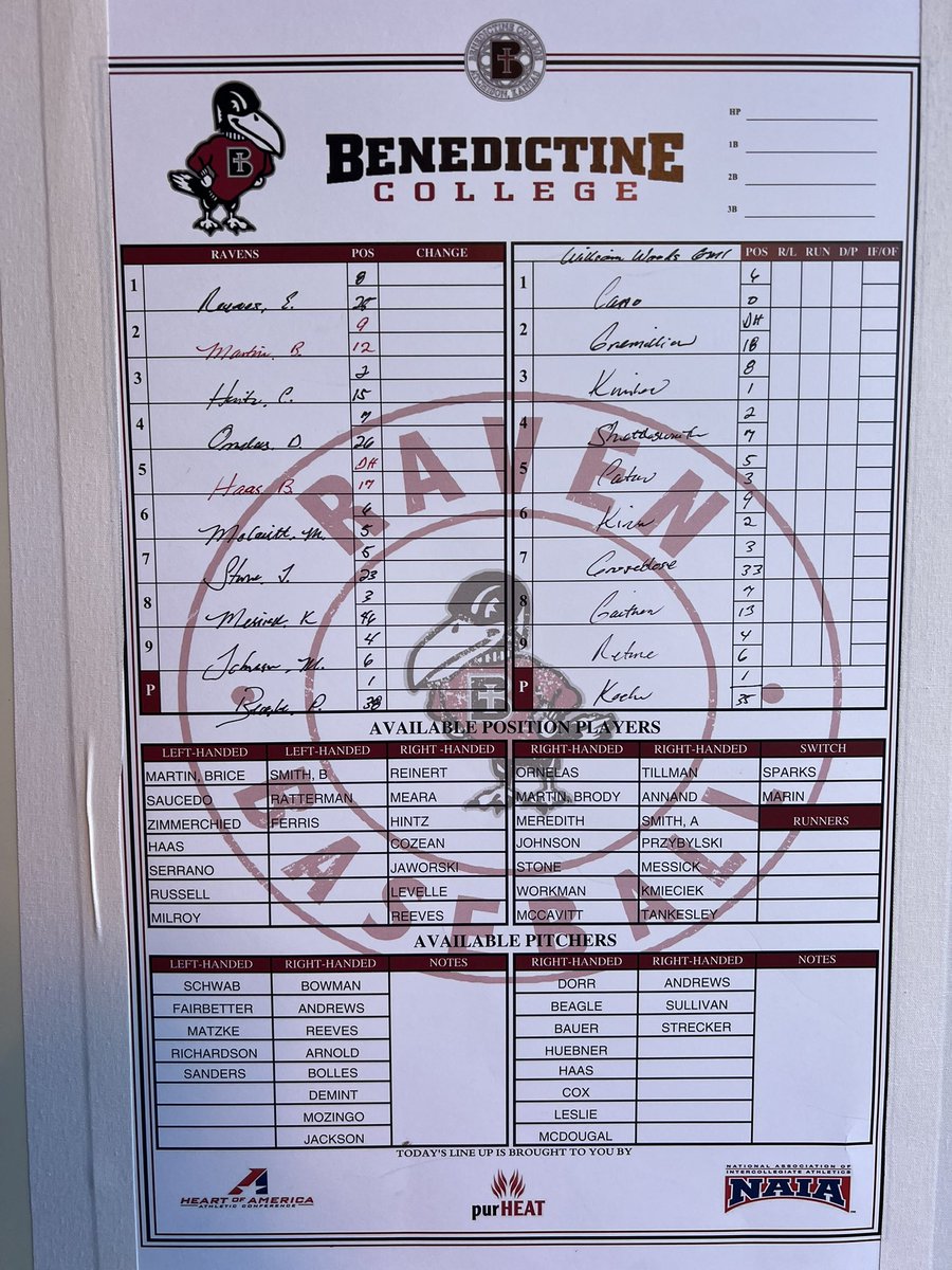 Benedictine Baseball tweet media