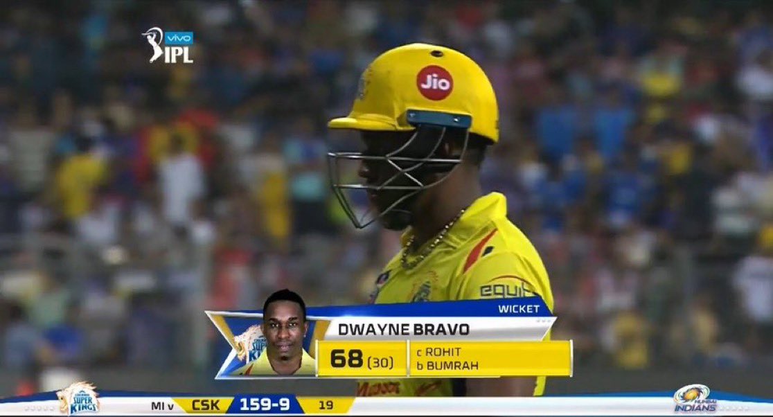 This innings of bravo in 2018 season opener is still my favorite innings in IPL 

One of kind cricketer