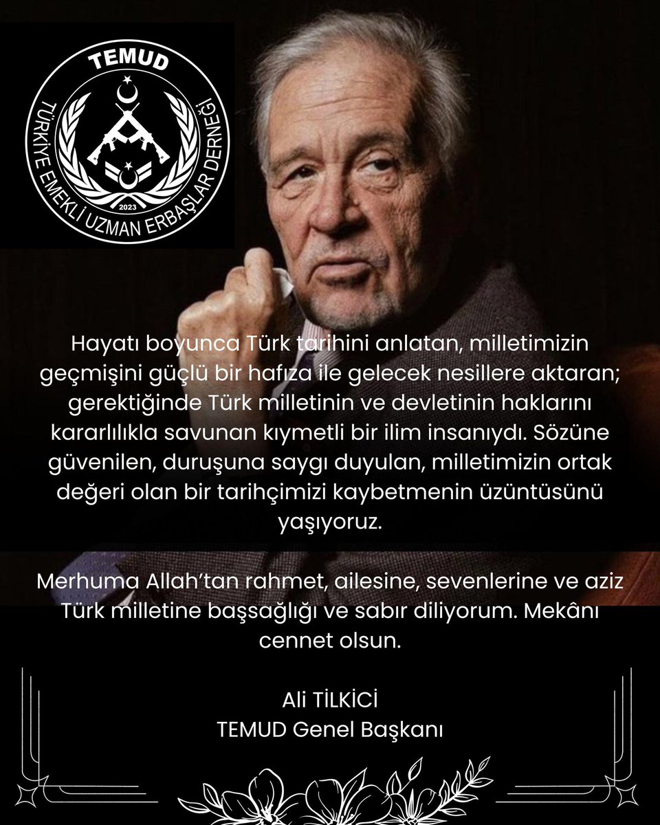 “Ben Türkiyeli değilim, Türk’üm.”

“Türk vatandaşlığı, çile çekmiş, tarih yaşamış bir milletin vatandaşlığıdır. Çok ağır bir şeydir, bunun bir bedeli vardır, bir imtihanı vardır. Öyle herkes Türk vatandaşı olamaz, olmamalı!”

Türk tarihçiliğinin kıymetli isimlerinden, ilmi