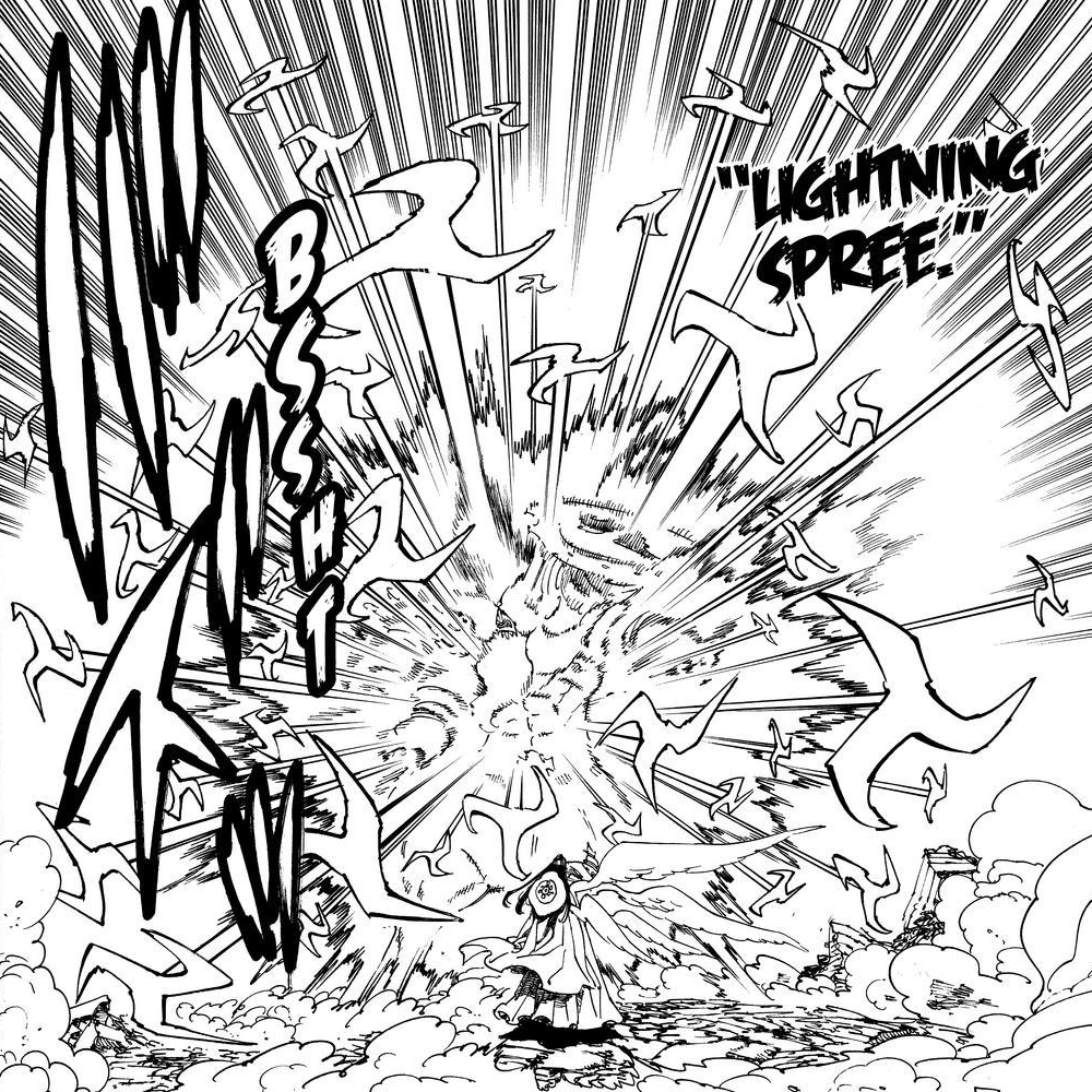 Hades73199's tweet photo. As cool as this form is, I kind of wish we also saw some epic attacks from Elizabeth. Imagine the top-tier attack spells with Ark she could do that would rival the archangels 

#FourKnightsOfTheApocalypse #4KOTA #MokushirokuNoYonkishi #Chapter229 #ElizabethGoddess #SevenDeadlySins #NanatsuNoTaizai #Anime #Manga #MangaSpoilers #ElizabethLiones #AnimeManga #NakabaSuzuki