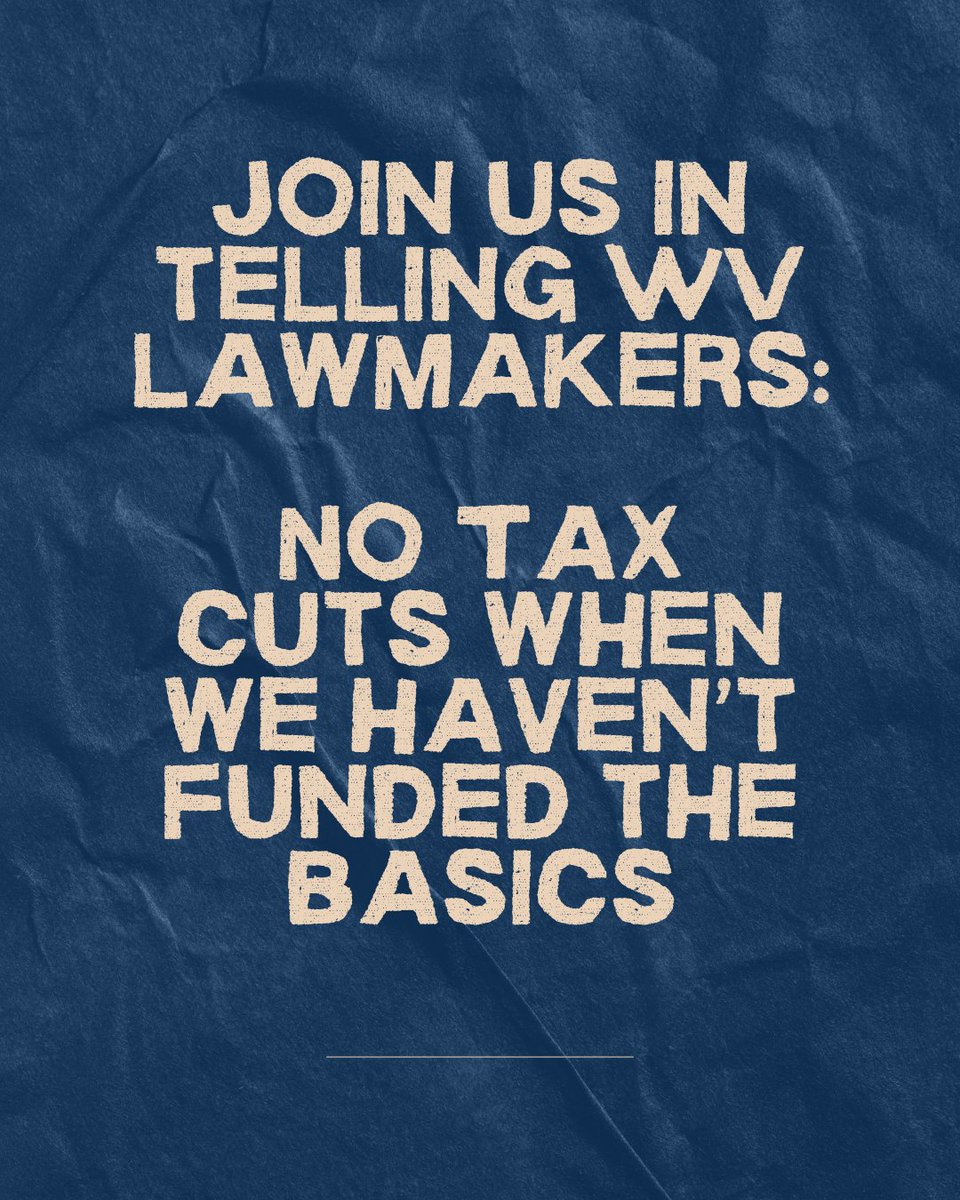 West Virginia Center on Budget and Policy tweet media