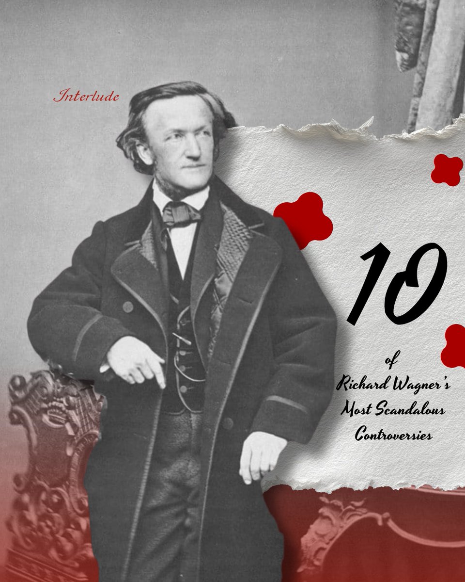 interludeHK's tweet image. A genius composer, yet one of the most controversial figures in music history are you ready to explore Wagner’s scandal-filled world? 🎭
 Which one do you think was the most scandalous?

tinyurl.com/527x76mh 

#RichardWagner #ClassicalMusic #Opera
