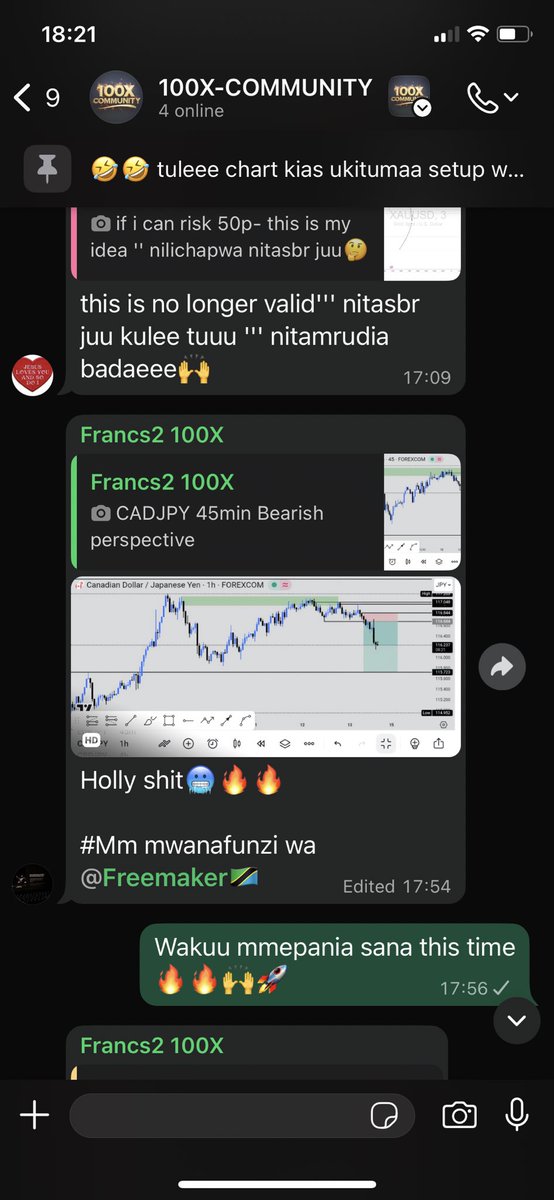 freemaker_tz's tweet photo. Hakuna feeling nzuri…

Kama kuona watu ambao unawafundisha na kuwa-guide wanapiga hatua each and every day

Hii Game ni ngumu, kama hauzielwei njia zake! ukiona mtu anaweza compound capital from point A to B on his own MUHESHIMU

Dedication+Resilience yake sio ya mchezo! https://t.co/kNizoFRTQg