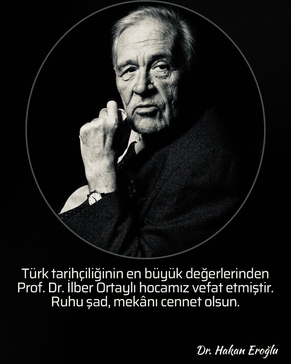 Mekanın cennet olsun büyük insan🇹🇷🇹🇷
#ilberortayli