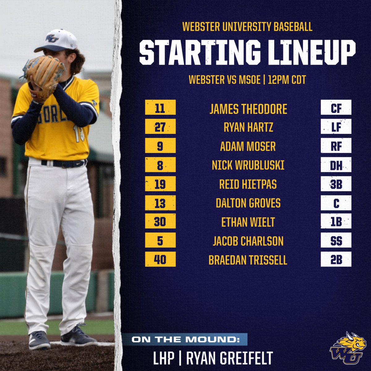 Webster Baseball tweet media