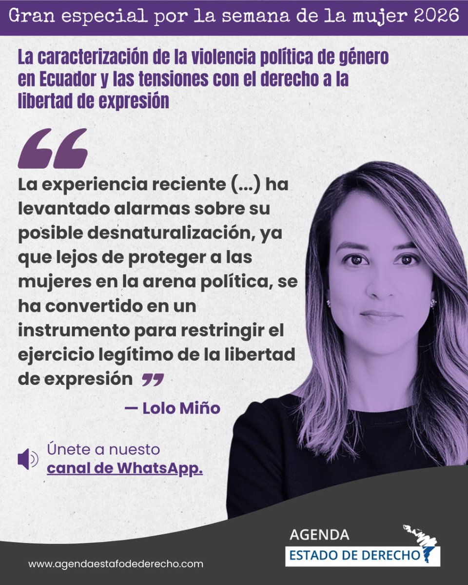 Agenda Estado de Derecho tweet media