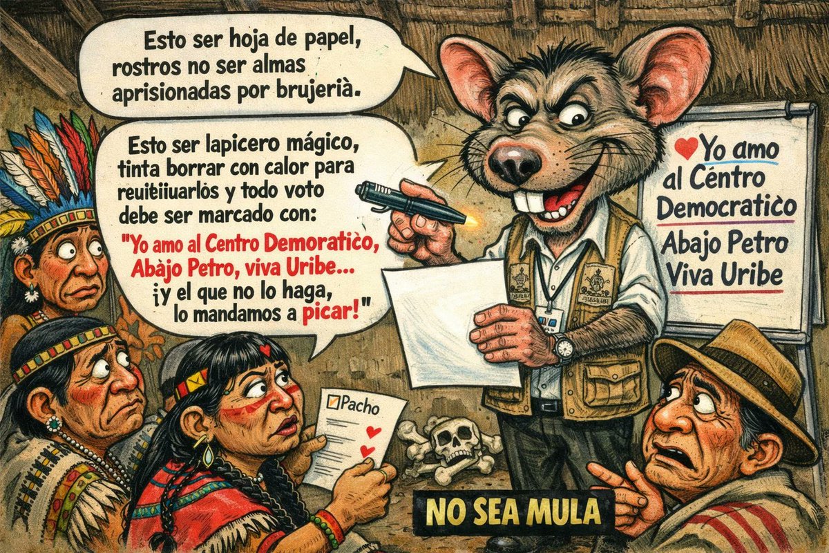 los rayos equis son para las maletas no para los procesos electorales......