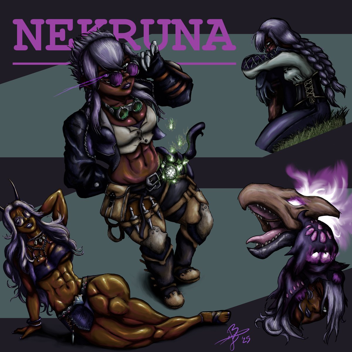 Got a few lady doodles.
💜😎🍻😎🖤