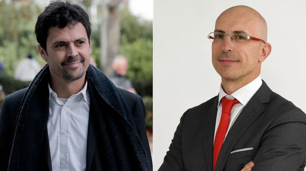 Se llaman Josep Enric García y Raúl Míguez Bailo y fueron destituidos de Rodalies y ADIF tras los accidentes ferroviarios en Adamuz y Gelida. Serán recolocados de nuevo en otros cargos por el gobierno. No tenéis vergüenza, <a href="/oscar_puente_/">Óscar Puente</a>