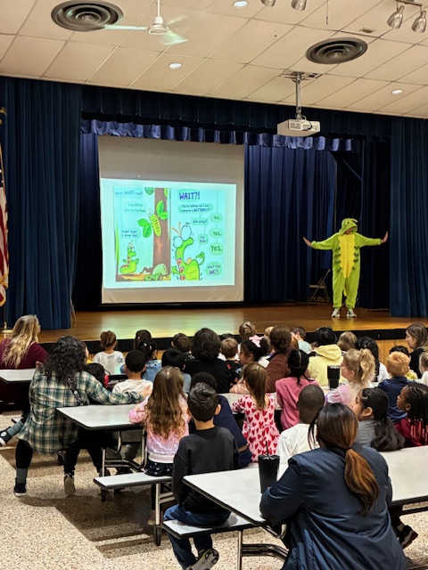 FWS_Principal's tweet photo. Students erupted with cheers as the caterpillar grew more and more impatient - many called out reminders to “Be patient!” In the end, the caterpillar finally transformed into a butterfly after two long weeks of waiting. https://t.co/j1dq5I73Jm