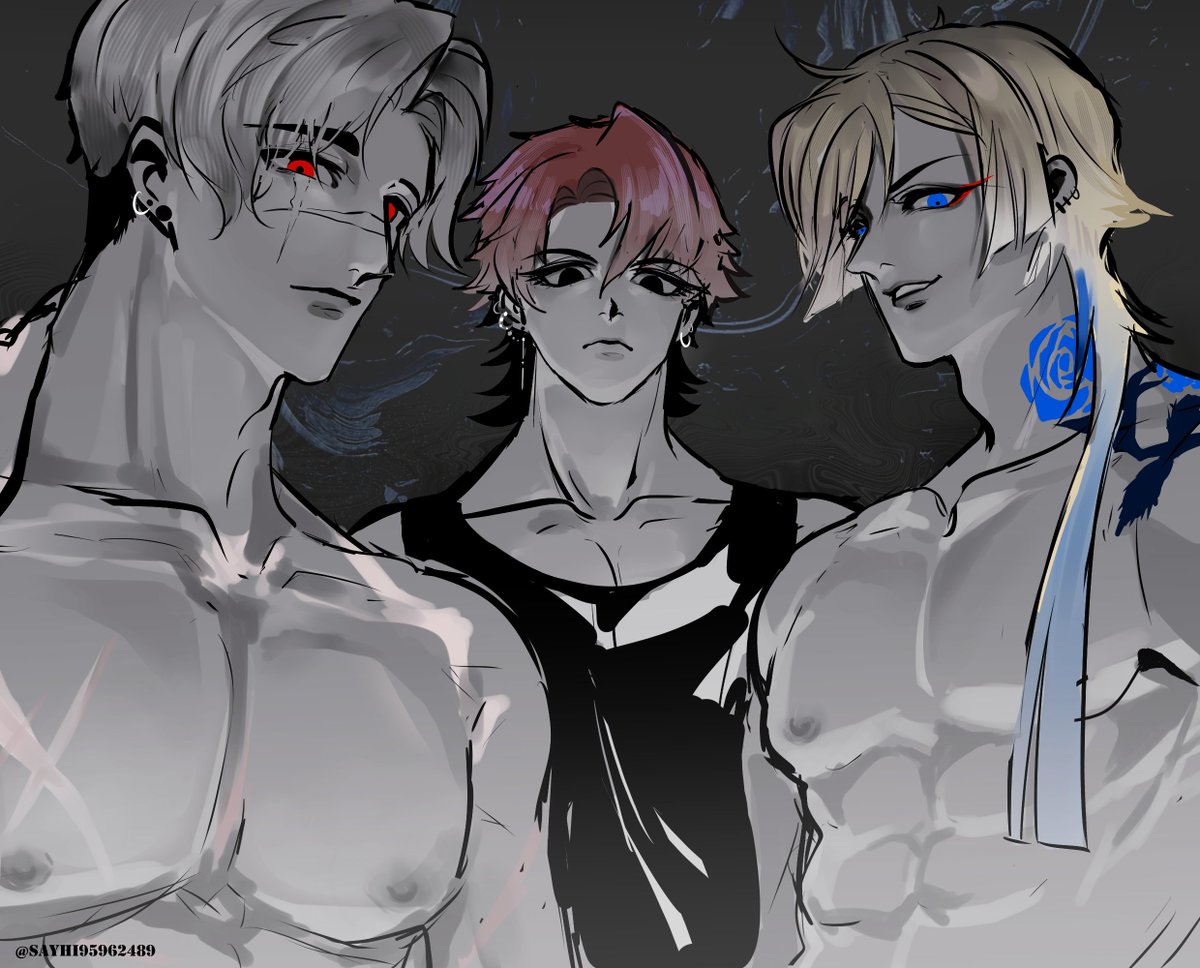 SayHi95962489's tweet image. Big guys💪💪 
#bunny #Kaiser #Hugo #bllk