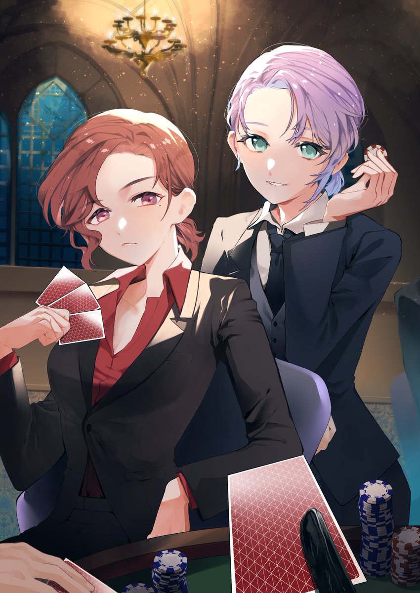 🃏透と円香🃏 #シャニマス男装合同