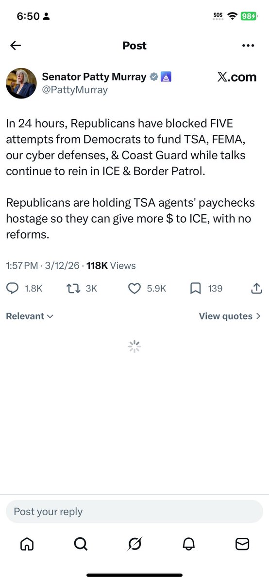 Msmanchester1's tweet photo. @RepBrianMast @snowstormyou @DHSgov Actually it’s Republicans that force then into this #FactsMatter #TruthMatter just not to @GOP https://t.co/Xqoc5TwqVF
