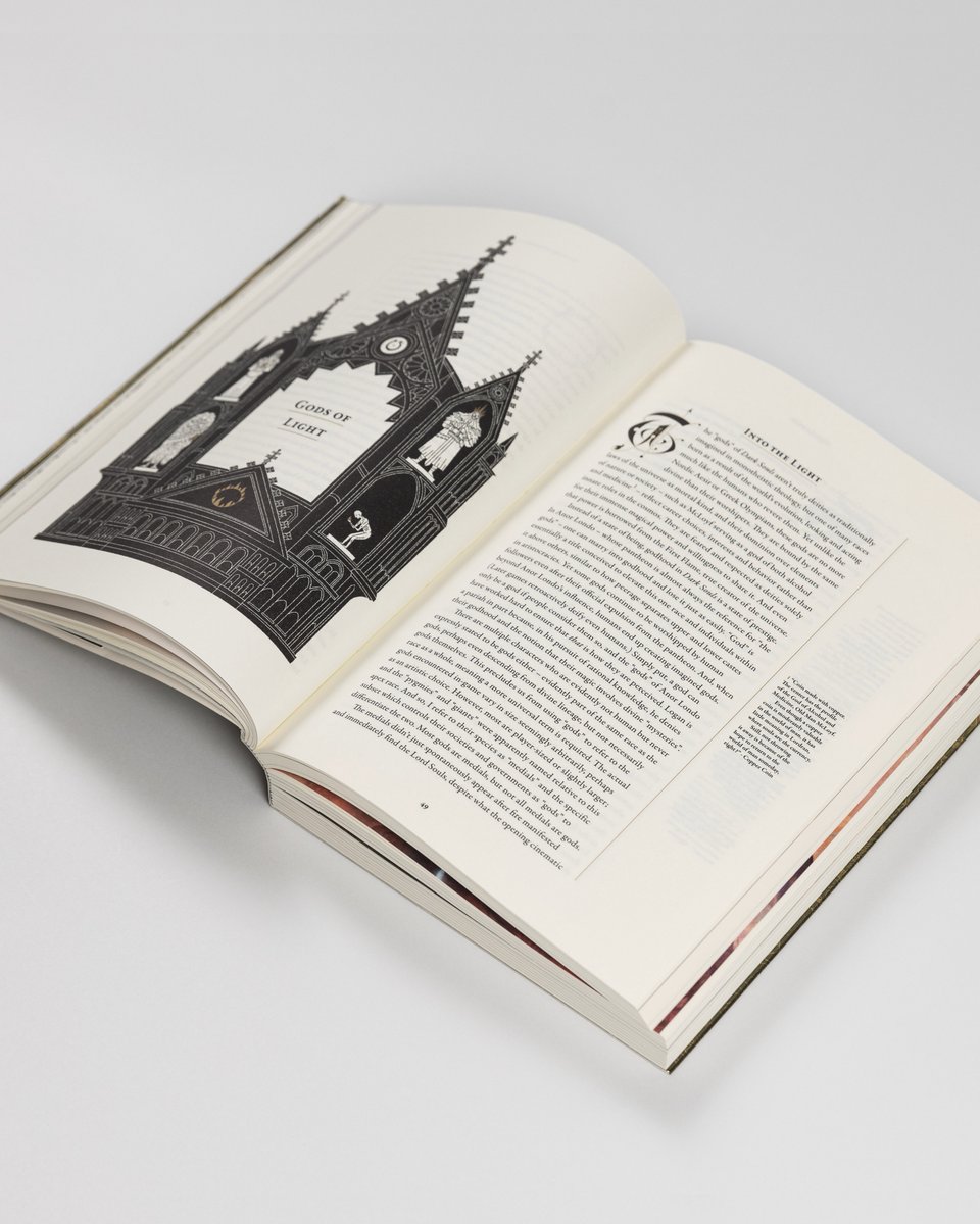 tuneandfair's tweet image. Abyssal Archive is @Lokey_DS's most comprehensive Dark Souls analysis. This deluxe softcover edition features a metallic gold cathedral motif on the cover framing eight Dark Souls character portraits by @Warhuan.

#darksouls #fromsoftware

tuneandfairweather.com/products/abyss…